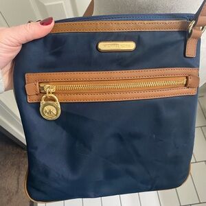 Micheal Kors navy crossbody.